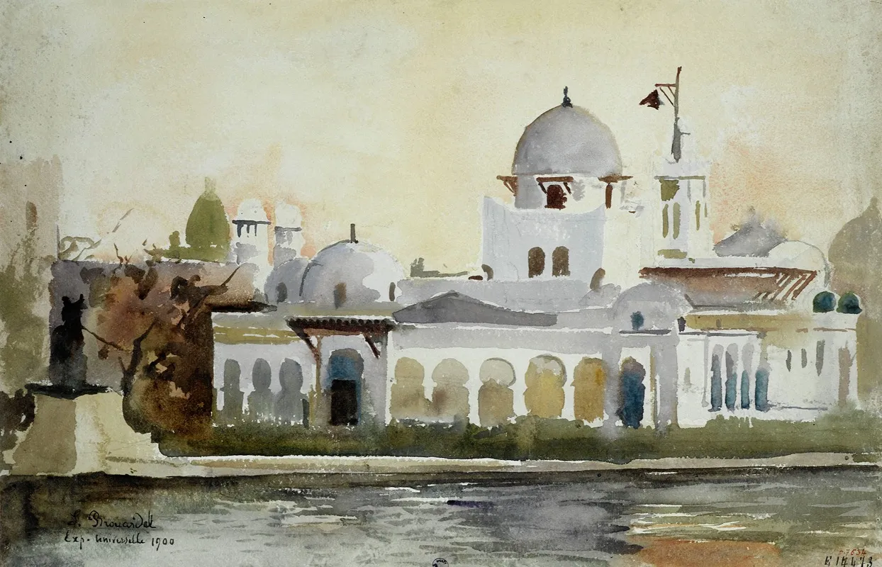 Exposition De 1900 Le Pavillon De La Turquie Wall Art by Laure Brouardel - High-Resolution Digital Print