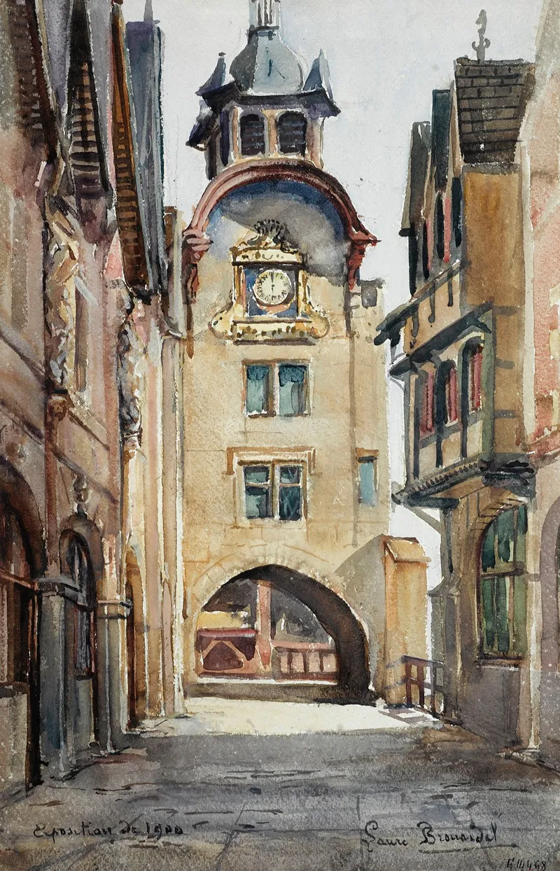 Exposition De 1900 Le Vieux Paris 4 Wall Art by Laure Brouardel - High-Resolution Digital Print