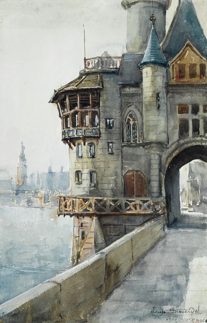 Exposition De 1900 Le Vieux Paris Wall Art by Laure Brouardel - High-Resolution Digital Print