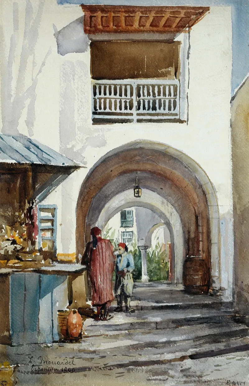 Exposition De 1900 Pavillon De La Tunisie 2 Wall Art by Laure Brouardel - High-Resolution Digital Print