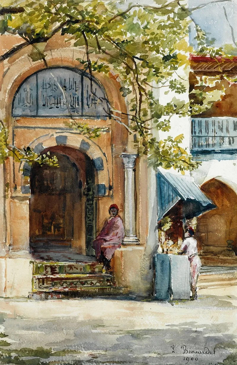 Exposition De 1900 Pavillon De La Tunisie Wall Art by Laure Brouardel - High-Resolution Digital Print
