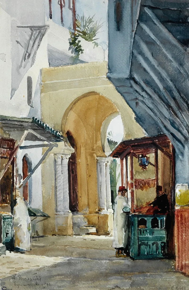 Exposition De 1900 Pavillon De Lalgerie Wall Art by Laure Brouardel - High-Resolution Digital Print
