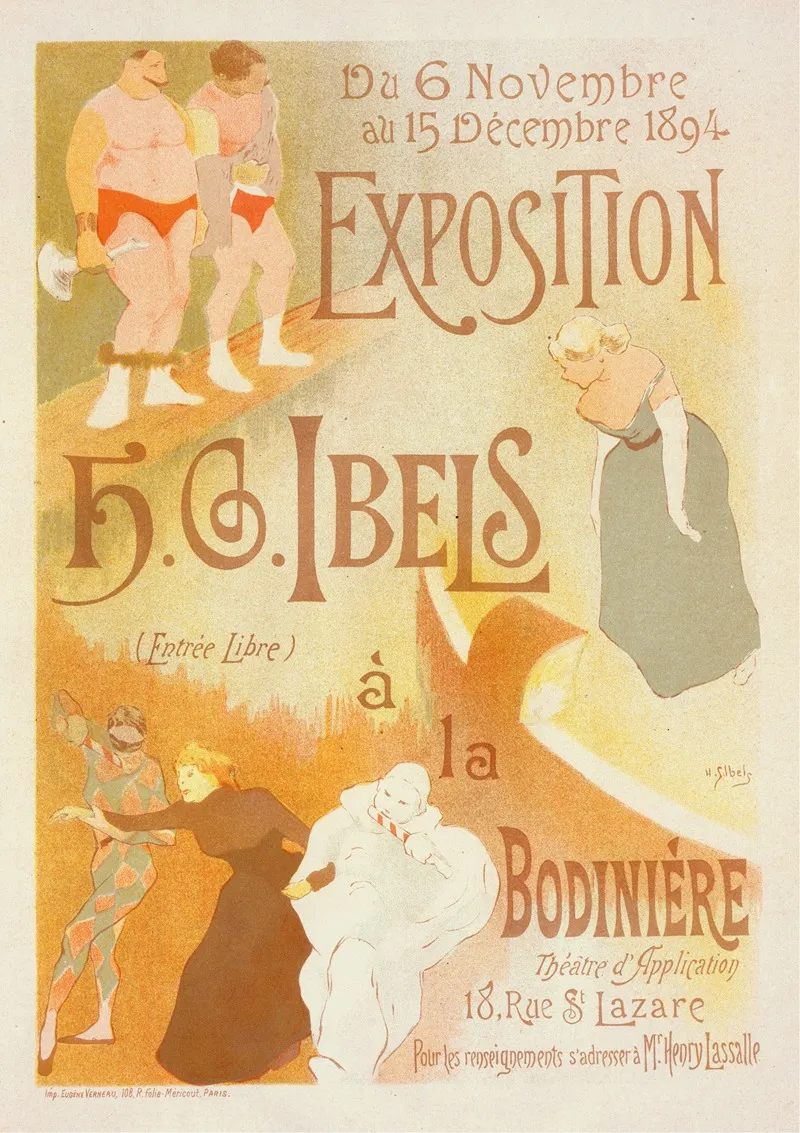 Exposition De H G Ibels Wall Art by Henri-Gabriel Ibels - High-Resolution Digital Print