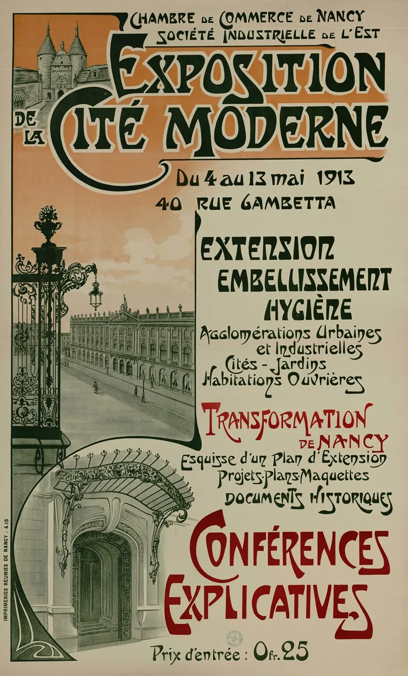 Exposition De La Cite Moderne Wall Art by Anonymous - High-Resolution Digital Print