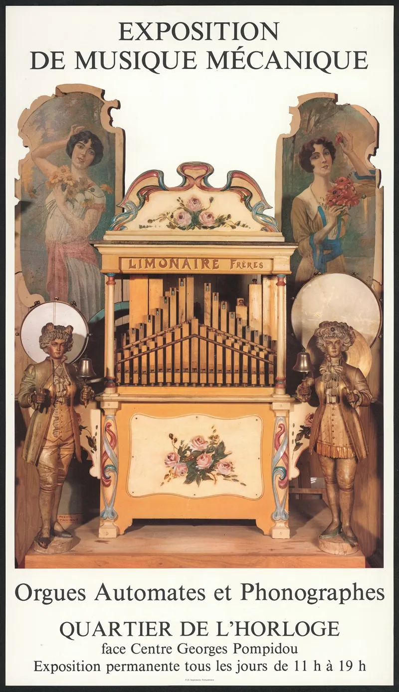 Exposition De Musique Mecanique Wall Art by Allençonnaise - High-Resolution Digital Print