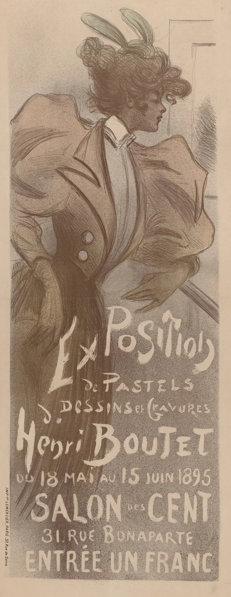 Exposition De Pastels Dessins Et Gravures Dhenri Boutet Wall Art by Henri Boutet - High-Resolution Digital Print