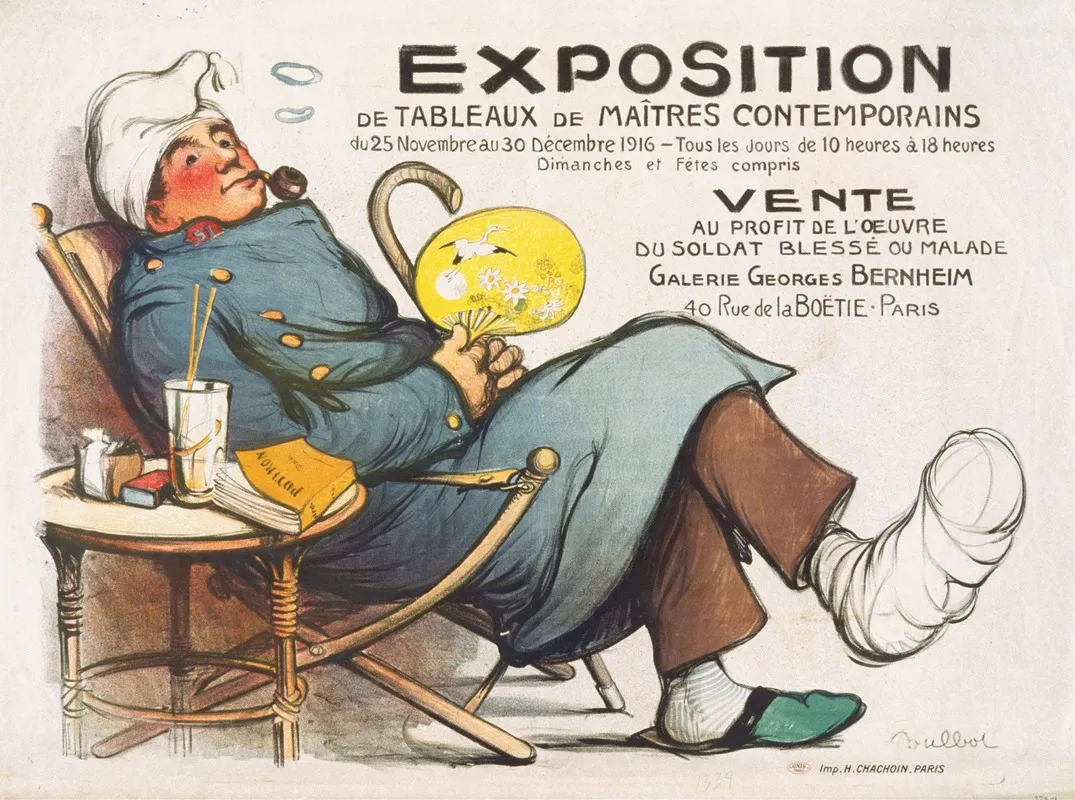 Exposition De Tableaux De Maitres Contemporains