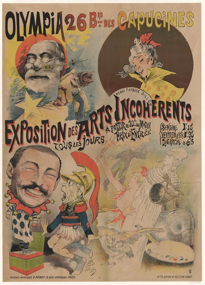 Exposition Des Arts Incoherents Wall Art by Eugène Pichot - High-Resolution Digital Print
