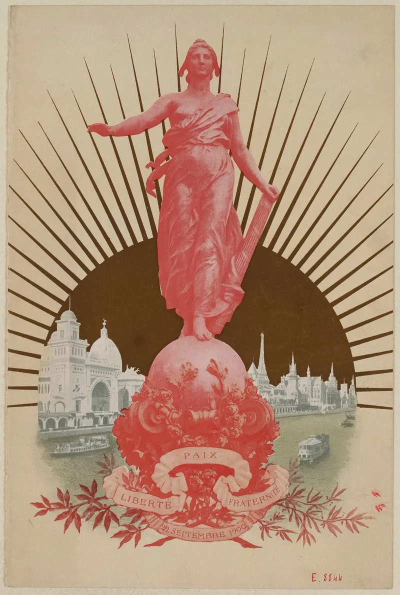 Exposition Universelle Banquet Des Maires De France Wall Art by A. Gir - High-Resolution Digital Print