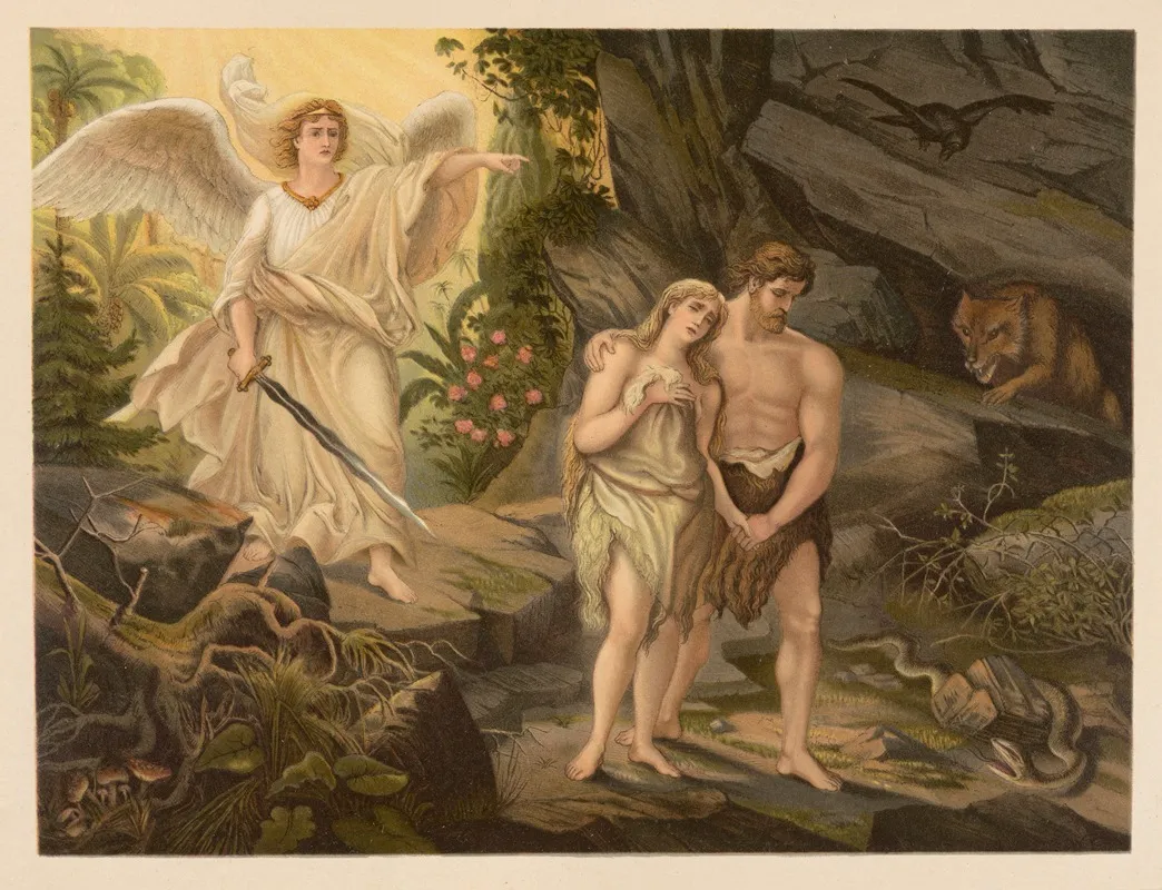 Expulsion From Paradise Wall Art by Jan Ladislaw Sýkora - High-Resolution Digital Print
