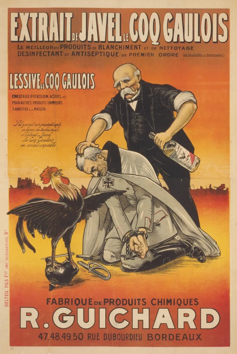 Extrait De Javel Le Coq Gaulois Rene Guichard Wall Art by Delteil Fils Fres. - High-Resolution Digital Print