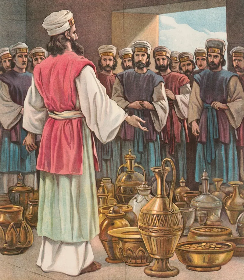 Ezras Journey To Jerusalem Wall Art by Providence Lith. Co - High-Resolution Digital Print