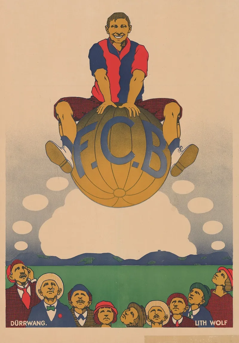 F C B Wall Art by Rudolf Dürrwang - High-Resolution Digital Print
