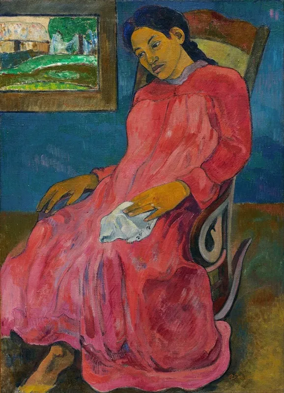 Faaturuma Melancholic Wall Art by Paul Gauguin - High-Resolution Digital Print