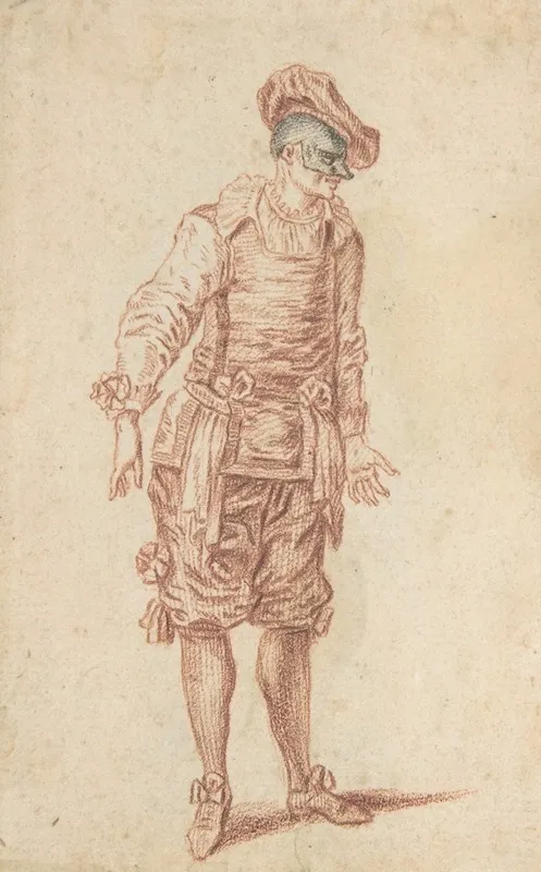Fabio Costumed As A Doctor Wall Art by After Claude Gillot - High-Resolution Digital Print