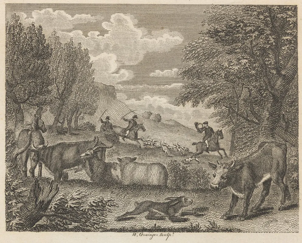Fable L The Hare And Many Friends