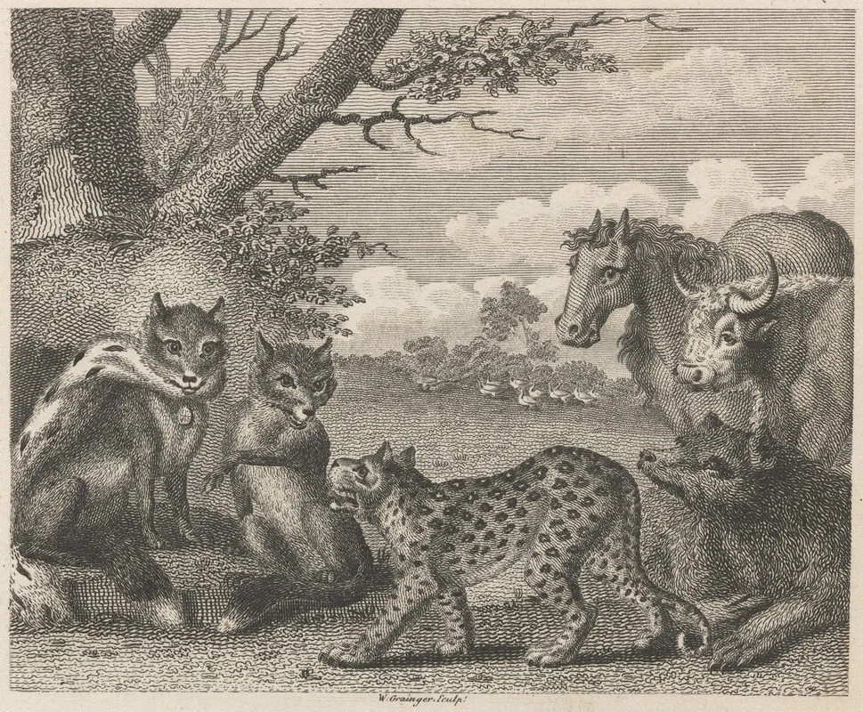 Fable Vii The Lion The Fox And The Geese