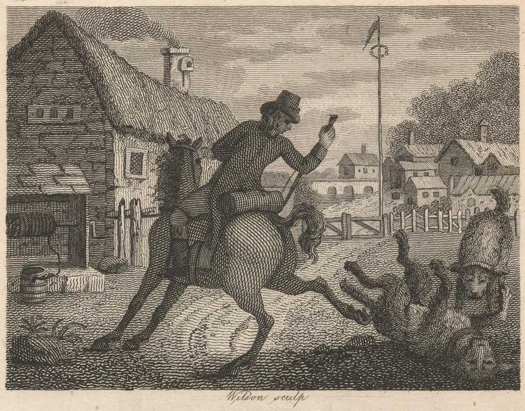 Fable Xlvi The Cur The Horse And The Shepherds Dog