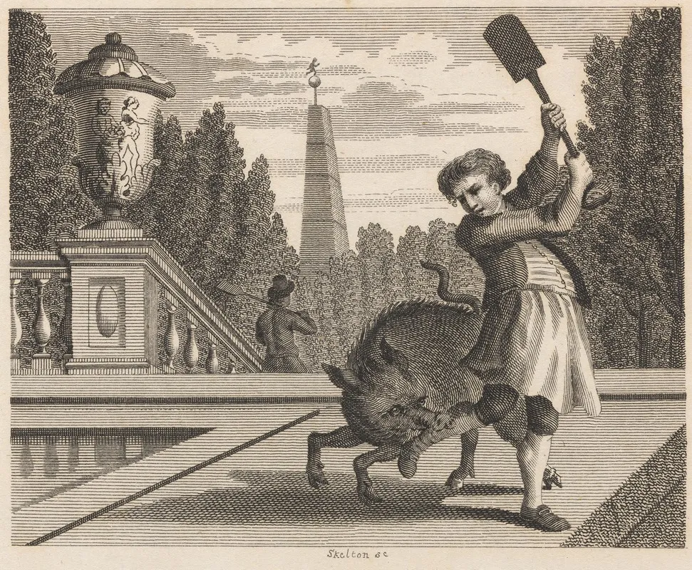 Fable Xlviii The Gardener And The Hog