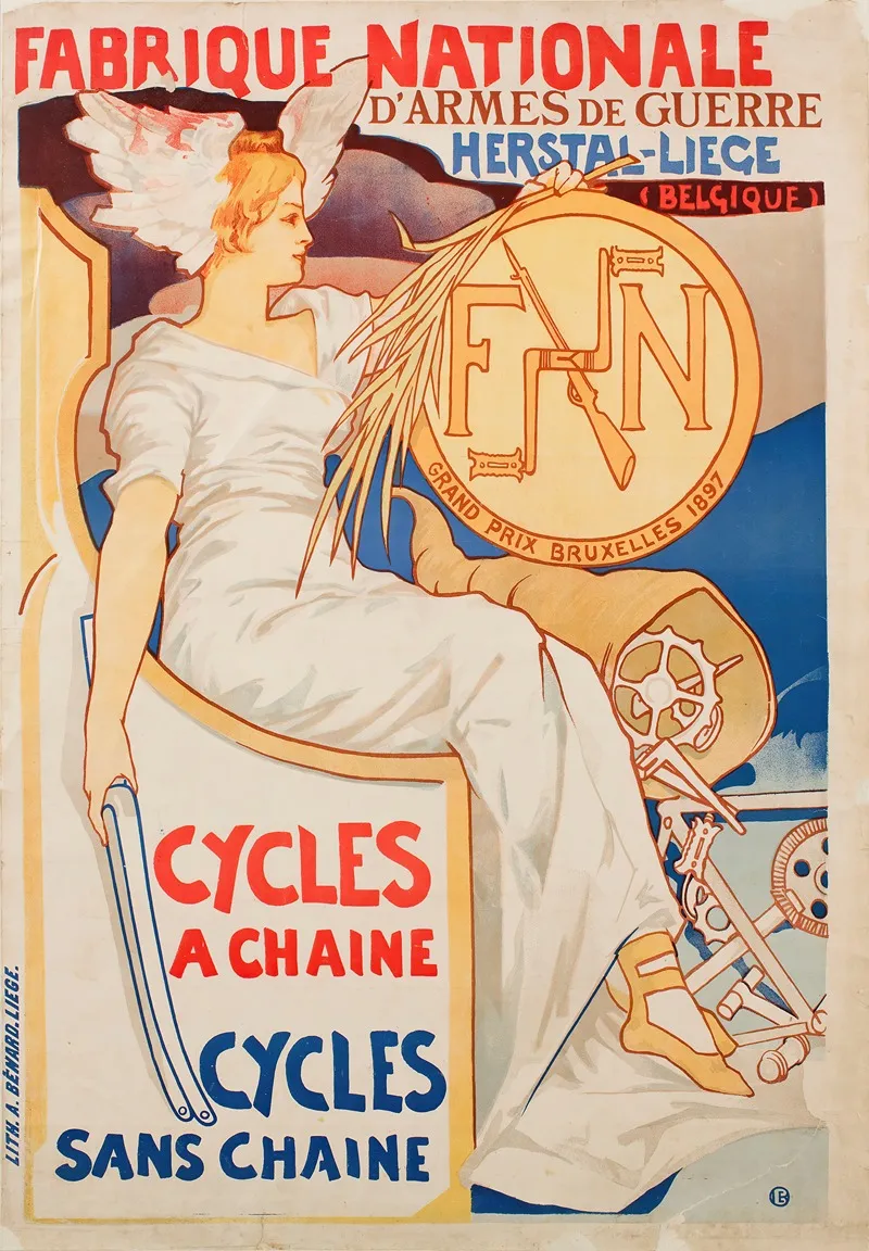 Fabrique Nationale Darmes De Guerre Wall Art by Émile Berchmans - High-Resolution Digital Print