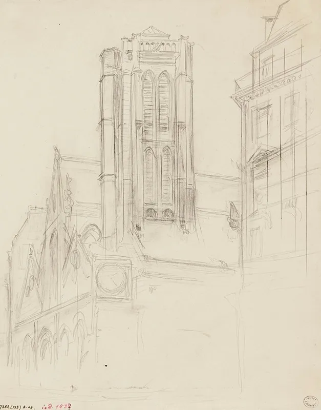 Facade Et Tour De Saint Nicolas Des Champs 3eme Arrondissement