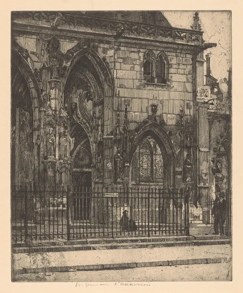 Facade Of Saint Germain Lauxerrois