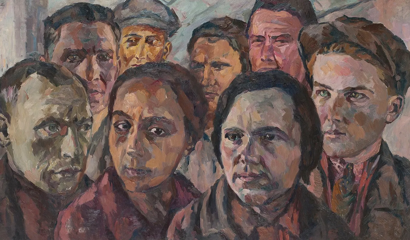 Faces Of A Generation Wall Art by Aristarkh Vasilevich Lentulov - High-Resolution Digital Print
