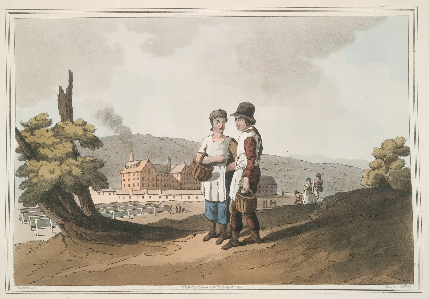 Factory Children Plate 36 Wall Art by George Walker - High-Resolution Digital Print