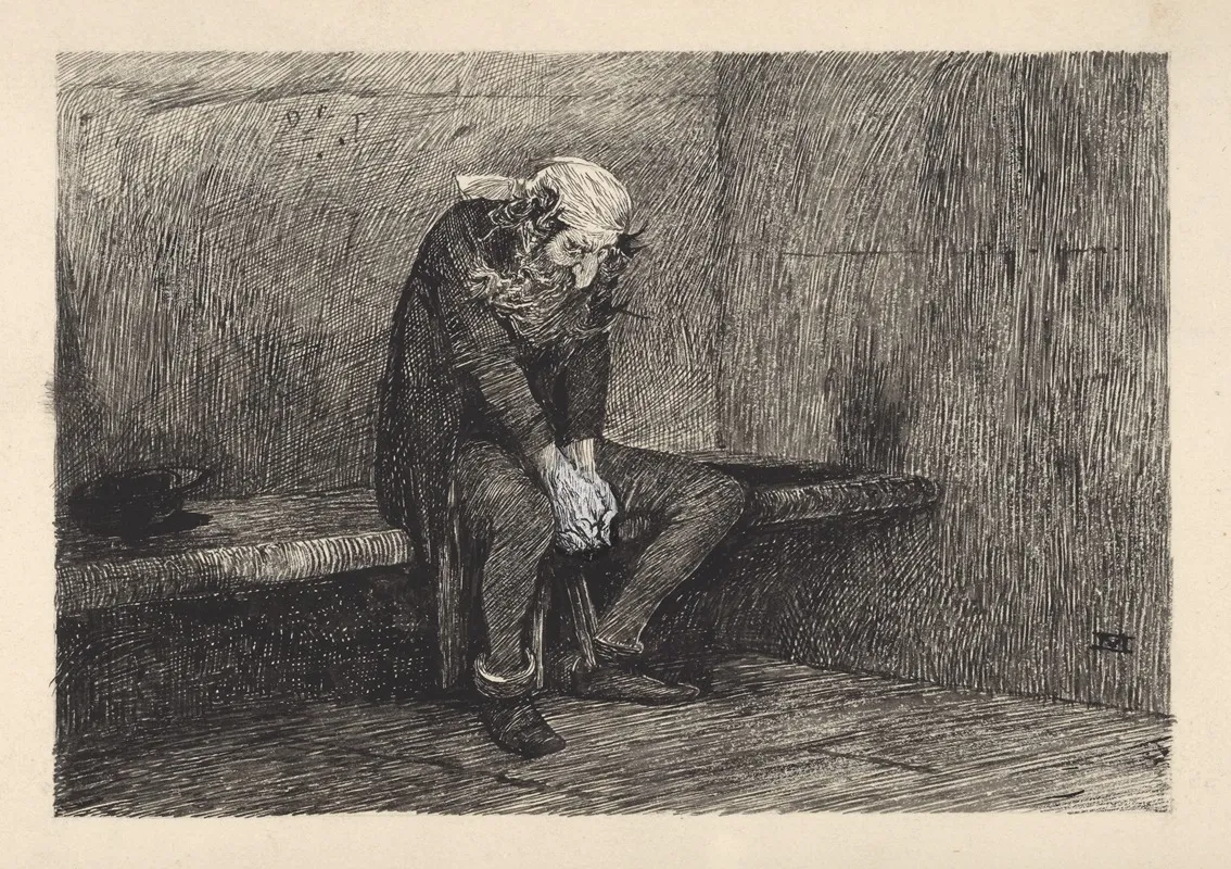 Fagin In His Cell Wall Art by James Mahoney - High-Resolution Digital Print
