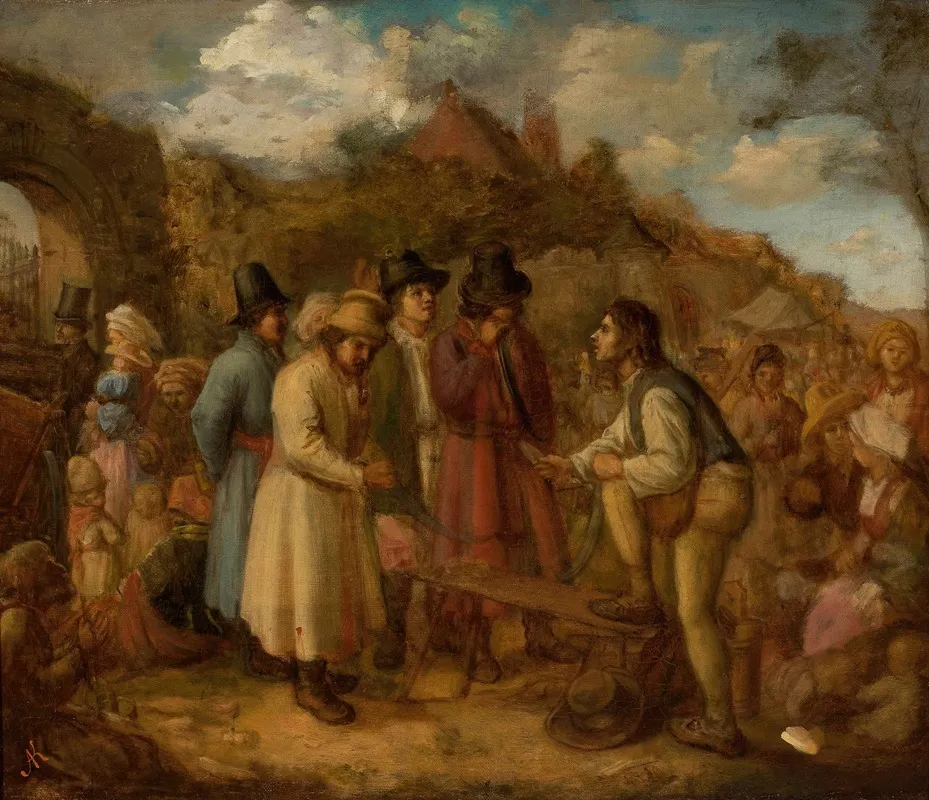 Fair In Tyniec Wall Art by Aleksander Kotsis - High-Resolution Digital Print