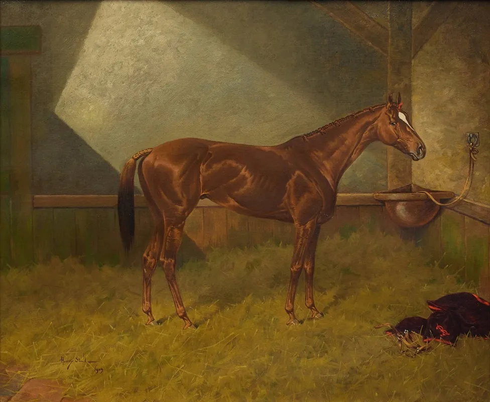 Fairplay A Racehorse In A Stable