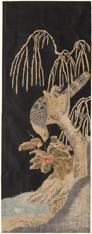 Falcon On A Willow