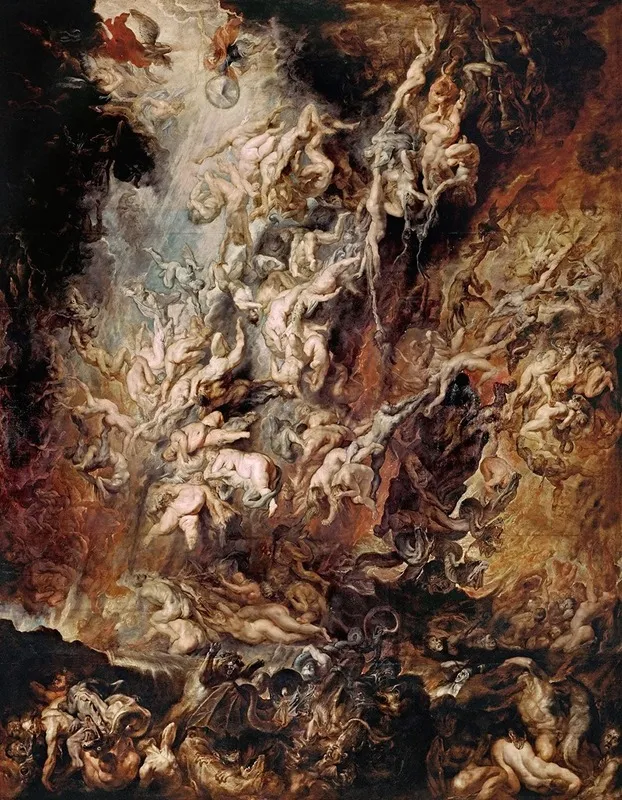Fall Of The Damned Wall Art by Peter Paul Rubens - High-Resolution Digital Print