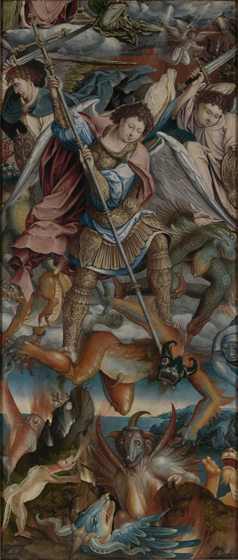 Fall Of The Rebel Angels Wall Art by Jan Rombouts - High-Resolution Digital Print