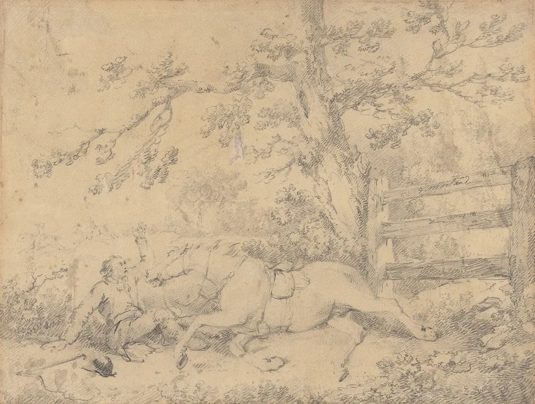 Fallen Horse And Rider The Hunt Disappearing Left
