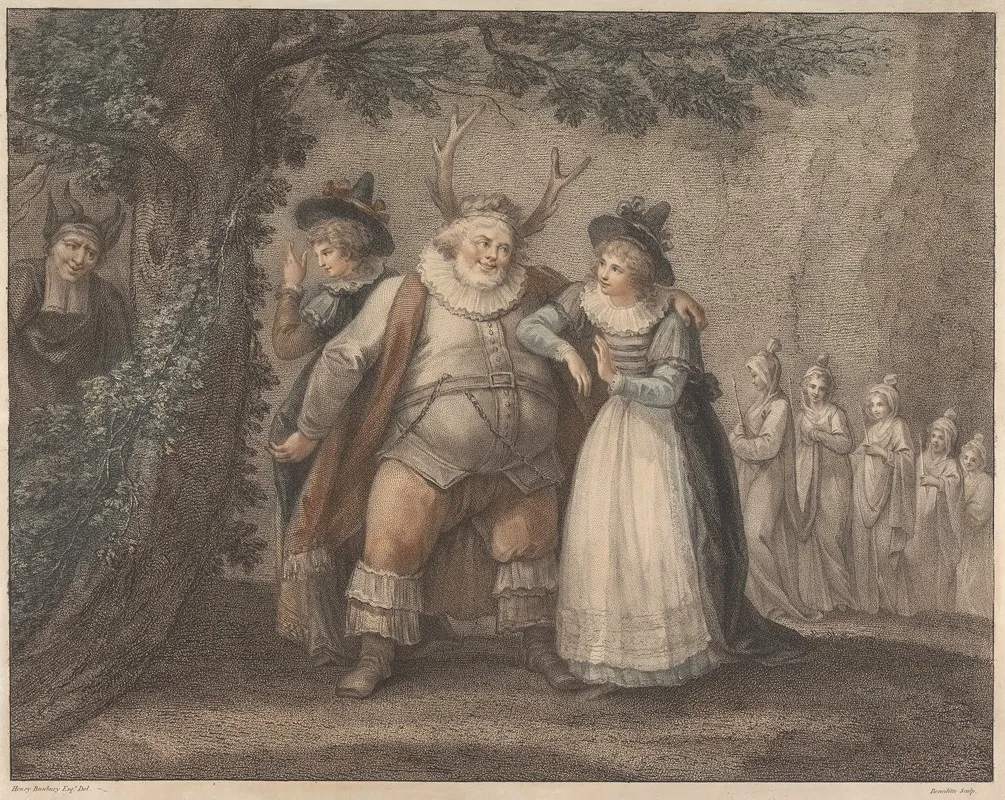 Falstaff At Herns Oak Merry Wives Of Windsor Act V Scene V