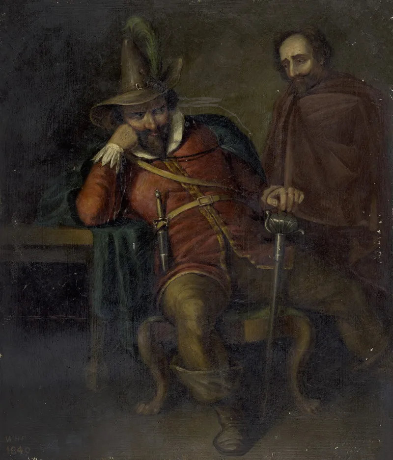 Falstaff In Henry Iv Wall Art by William Henry Freeman - High-Resolution Digital Print