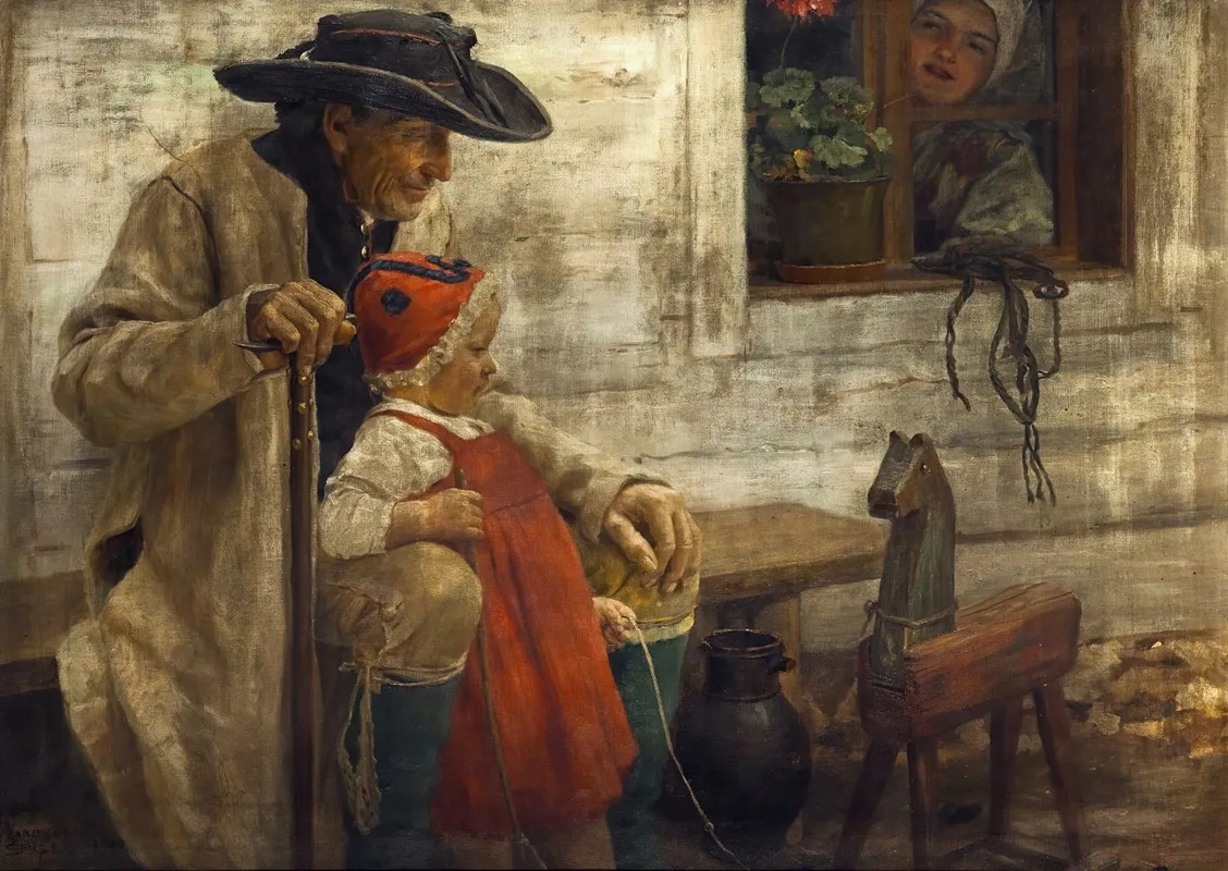 Familie Aus Dem Chodenland Wall Art by Jaroslav Spillar - High-Resolution Digital Print