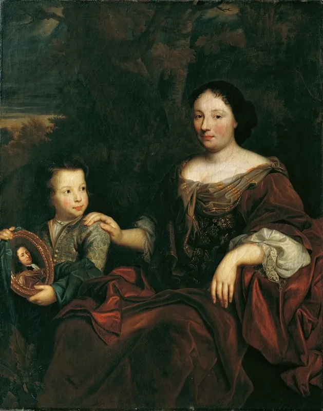 Familienbildnis Wall Art by Johann Kupetzky - High-Resolution Digital Print