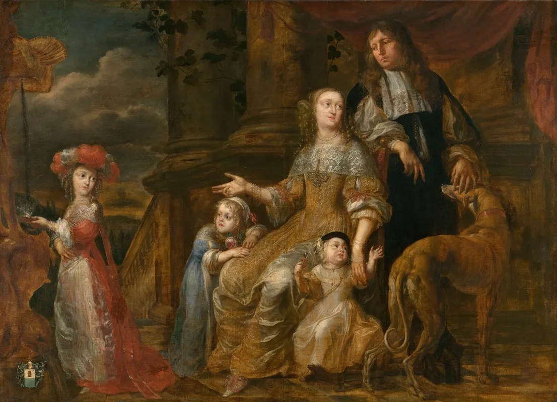 Family De Bie Wall Art by Theodoor Boeyermans - High-Resolution Digital Print