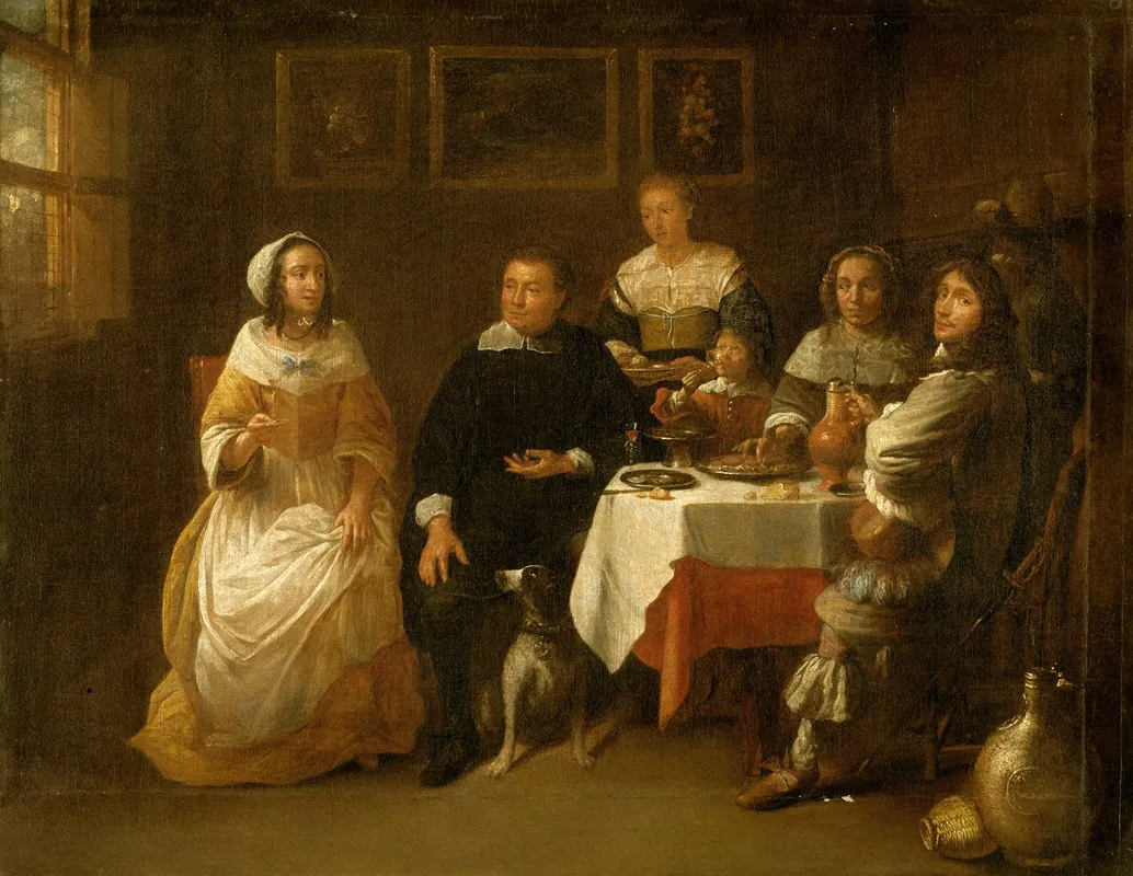 Family Gathering Wall Art by François Duchatel - High-Resolution Digital Print