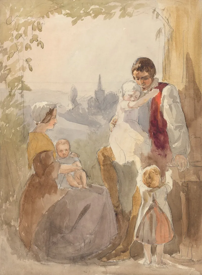 Family Group 11 Wall Art by John Absolon - High-Resolution Digital Print