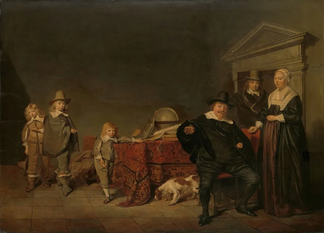 Family Group 7 Wall Art by Pieter Codde - High-Resolution Digital Print