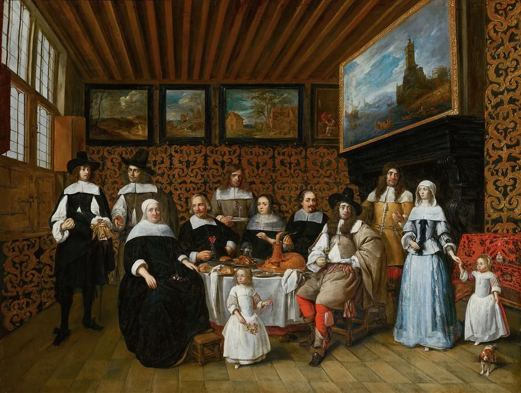 Family Portrait 2 Wall Art by Gillis van Tilborgh - High-Resolution Digital Print