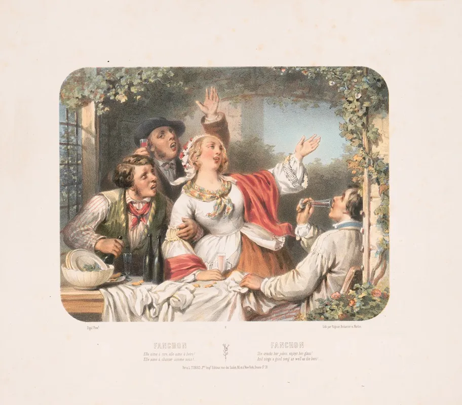 Fanchon Wall Art by Reǵnier, Bettanier et Morlon - High-Resolution Digital Print