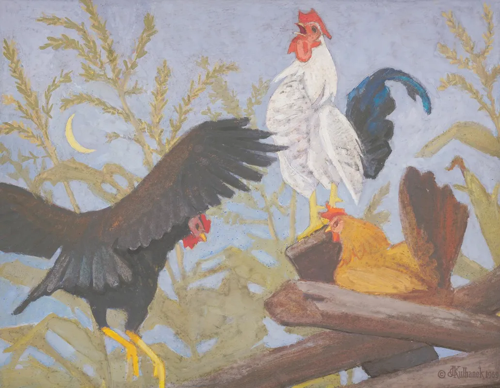 Fancy Fowl Wall Art by James C. Kulhanek - High-Resolution Digital Print