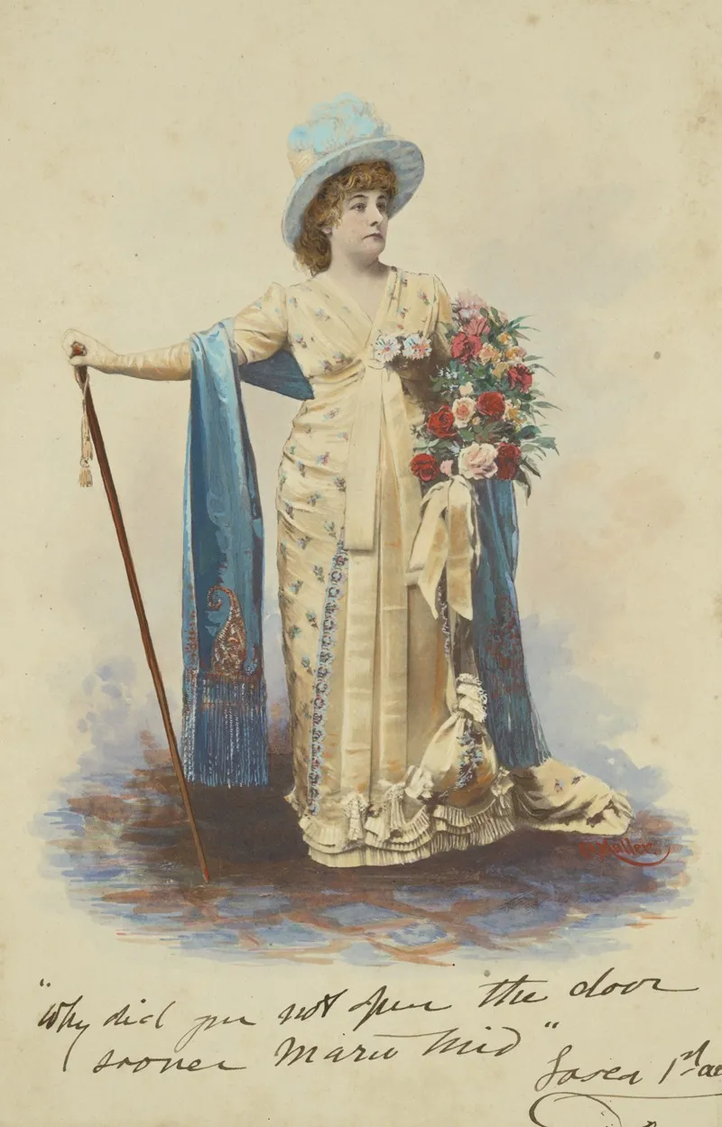 Fanny Davenport In Tosca Wall Art by Conrad A. Müller - High-Resolution Digital Print