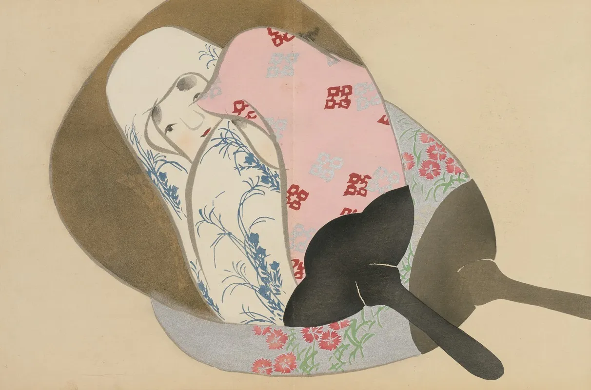 Fans Senmen Wall Art by Kamisaka Sekka - High-Resolution Digital Print