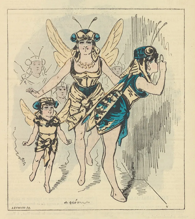 Fantaises Parisiennses Wall Art by Alfred Grévin - High-Resolution Digital Print