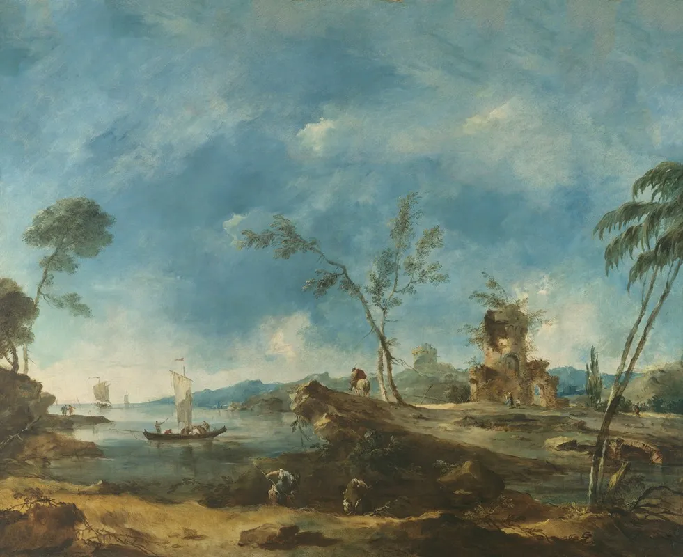 Fantastic Landscape 2 Wall Art by Francesco Guardi - High-Resolution Digital Print